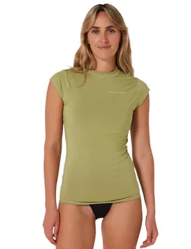 Rash Guard Manches Courtes Eclipse Olive 12