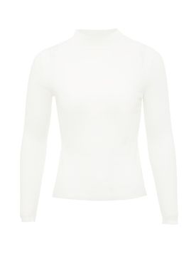 Leo basics Jersey blanco lana