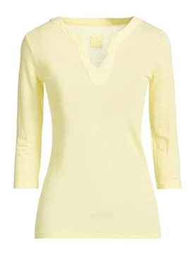 Camiseta Mujer Amarillo S,XL,XS Mujer - 120% Lino - FashionsVida