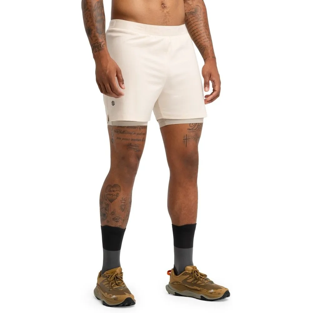 Pantalón corto doble capa trail running hombre Overland - Siroko - FashionsVida