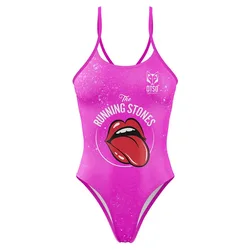 Maillot De Bain Running Stones Pink
