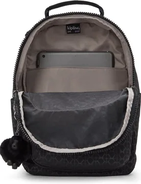 Mochila de mujer pequeña con cremallera y funda para tablet - Kipling - FashionsVida
