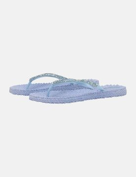 Flip Flops Cheerful mit Schmucksteinen Blau 42