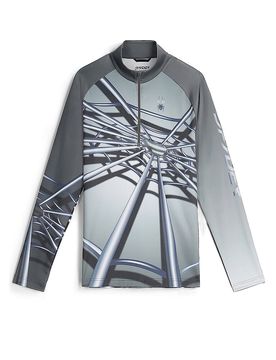 Camiseta interior con cremallera Legacy para hombre gris XL