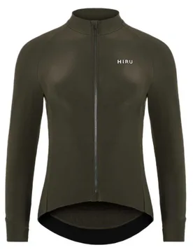 Maglia A Maniche Lunghe Core Thermal Olive - Hiru - FashionsVida