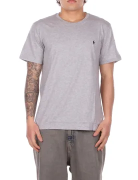 Uomo t-shirt 714844756 008 s\s crew sleep top grigio navy - Ralph Lauren - FashionsVida