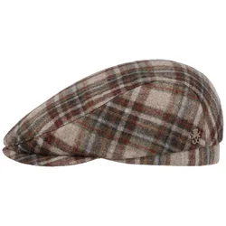 Kent Check Flat Cap Zechbauer by - beige - Size: 56 cm