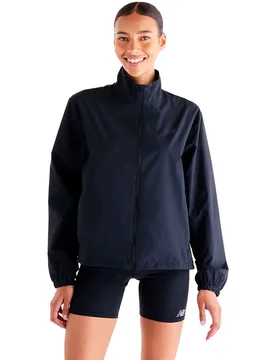 Fast Days Graphic Jacket Jacket Black XS Women - New Balance - FashionsVida