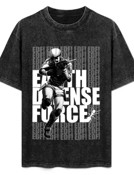 Earth Defense Force (EDF!) - Ranger Infantery Storm 1 T-Shirt Classic Graphic Short Sleeve Top - Aliexpress - FashionsVida