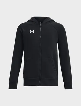 FELPA FULL ZIP RIVAL FLEECE BIG LOGO RAGAZZO M - Under armour - FashionsVida