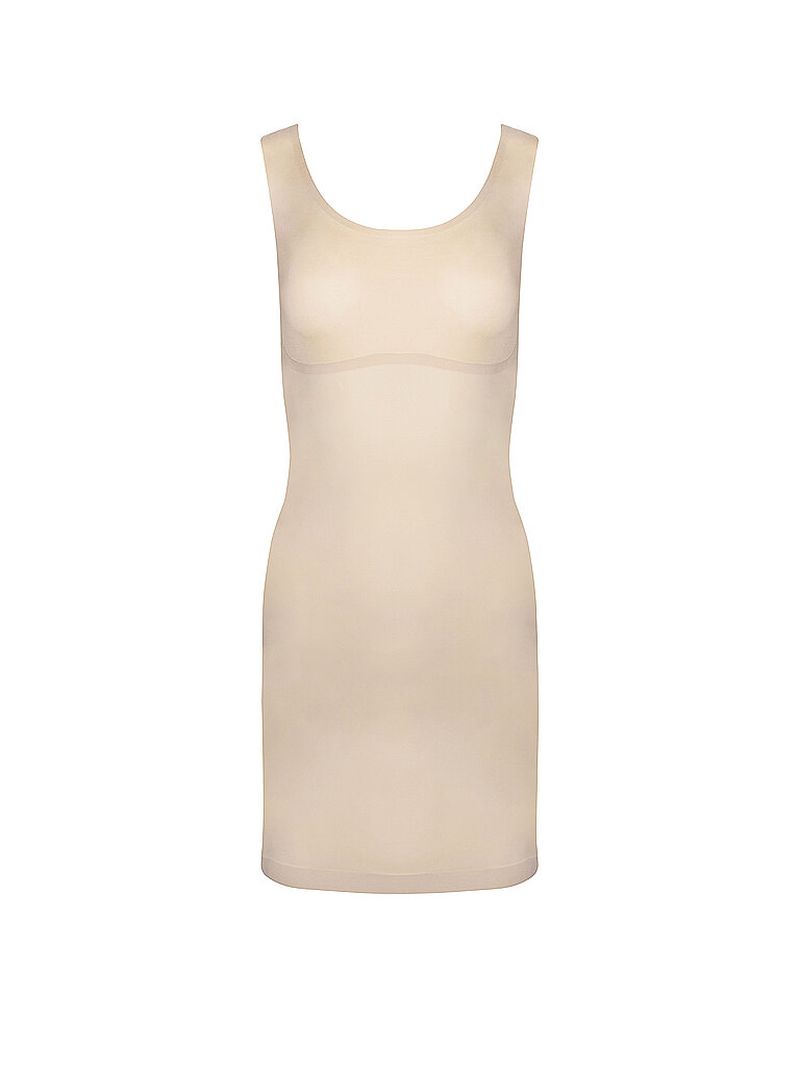 Vestido moldeador latte beige M