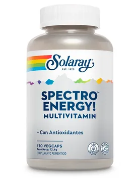 Capsules Spectro Energy! Multi-vita-min 120 Unités - Solaray - FashionsVida