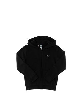 Felpa con cappuccio NERO 9-10A