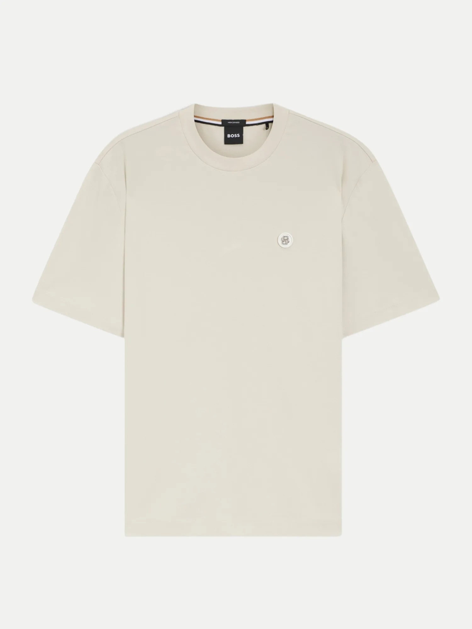 Boss Black T-Shirt C-Taut Beige M - BOSS - FashionsVida