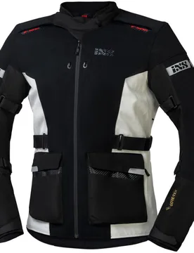 Giacca Moto in GORE-TEX HORIZON-GTX Nero Bianco taglia 2XL - iXS - FashionsVida
