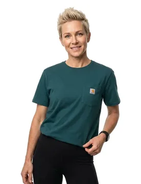 Maglietta A Maniche Corte Iconic Wk87 Greenstone S - Carhartt - FashionsVida