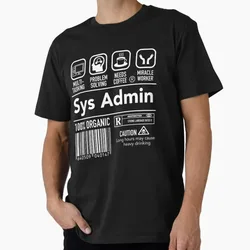 Unix Linux Sys Admin SysAdmin Funny Gift t shirt for Programmer Software Developer Graphic Clothes All size tee S-6XL