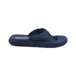 Womens/ladies Sunset Slip On Sandals (Navy) - Size Uk 5