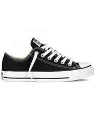 All Star Unisex Chuck Taylor Low Top - Black/white Canvas - Size Uk 5