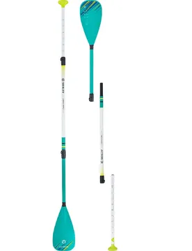 Pagaie De Paddle Mach Fiberglass 3 Sections Green / White 180-220 cm unisex