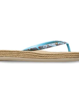 Infradito South Beach Iii Light Blue / Brown EU 39