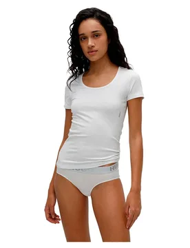Hugo Maglietta Intima Tecnica A Maniche Corte 2 Unità White XL - Hugo Boss - FashionsVida