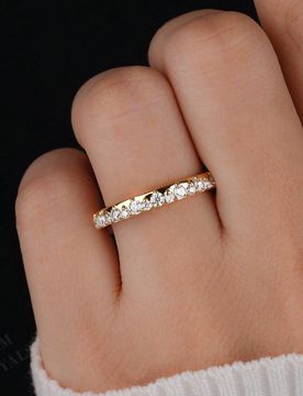 Pieza Anillo de plata de ley S925 con diamante en forma de semicírculo, anillo para el pulgar de mujer, regalo de joyería exquisita