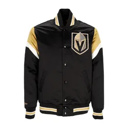 Giubbotto Bomber Uomo Nhl Heavyweight Satin Jacket Vegkni Original Team Colors