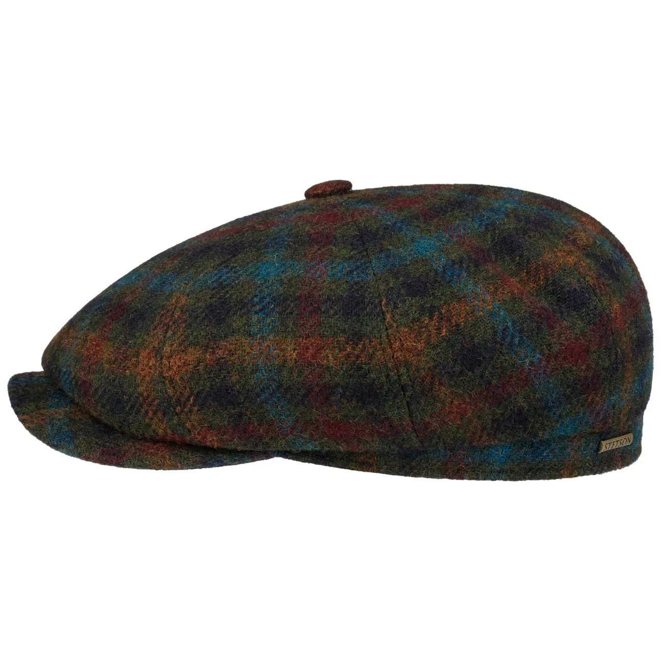 Hatteras Haworth Wool Flat Cap by - mixed colours - Size: XL (60-61 cm) - Stetson - FashionsVida