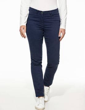 In-1-Extraglatt-Thermohose, Regular Fit#normale Größen#Kurzgrößen#Langgrößen, Farbe Blau, 52, weiches Thermofutter bügelfrei Damen
