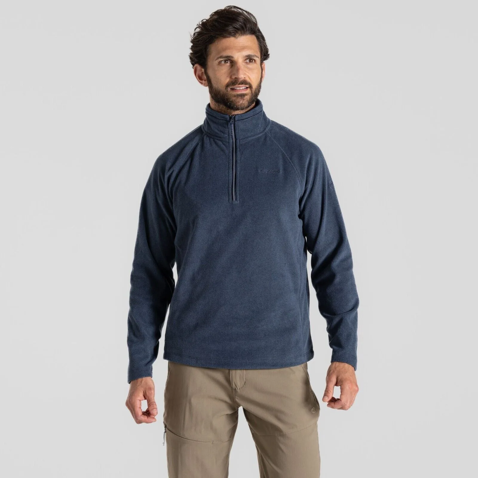 Mens Corey Vi Half Zip Micro Fleece Midlayer Top Cma1287 - Navy - Size Medium - Craghoppers - FashionsVida