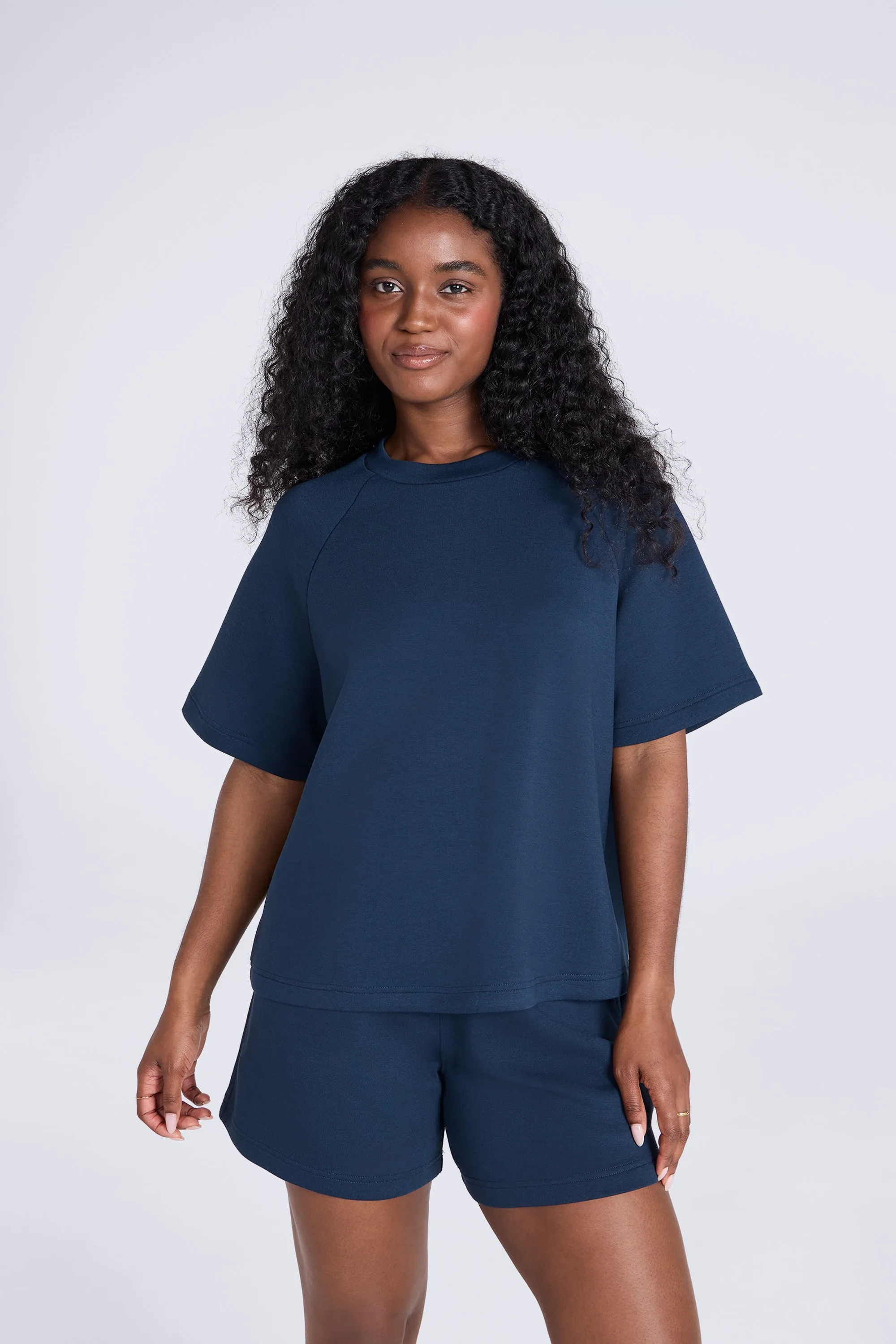 Cora Womens Travel Top - Navy - Navy - Size: 14 - Animal - FashionsVida