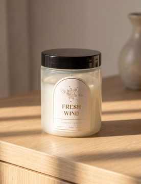 Candela profumata Fresh Wind - bianco