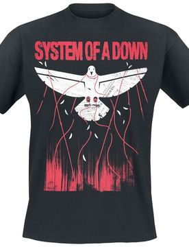 T-Shirt - Dove Overcome - S bis XXL - für Männer - Größe L - schwarz - Lizenziertes Merchandise! - Männer - male
