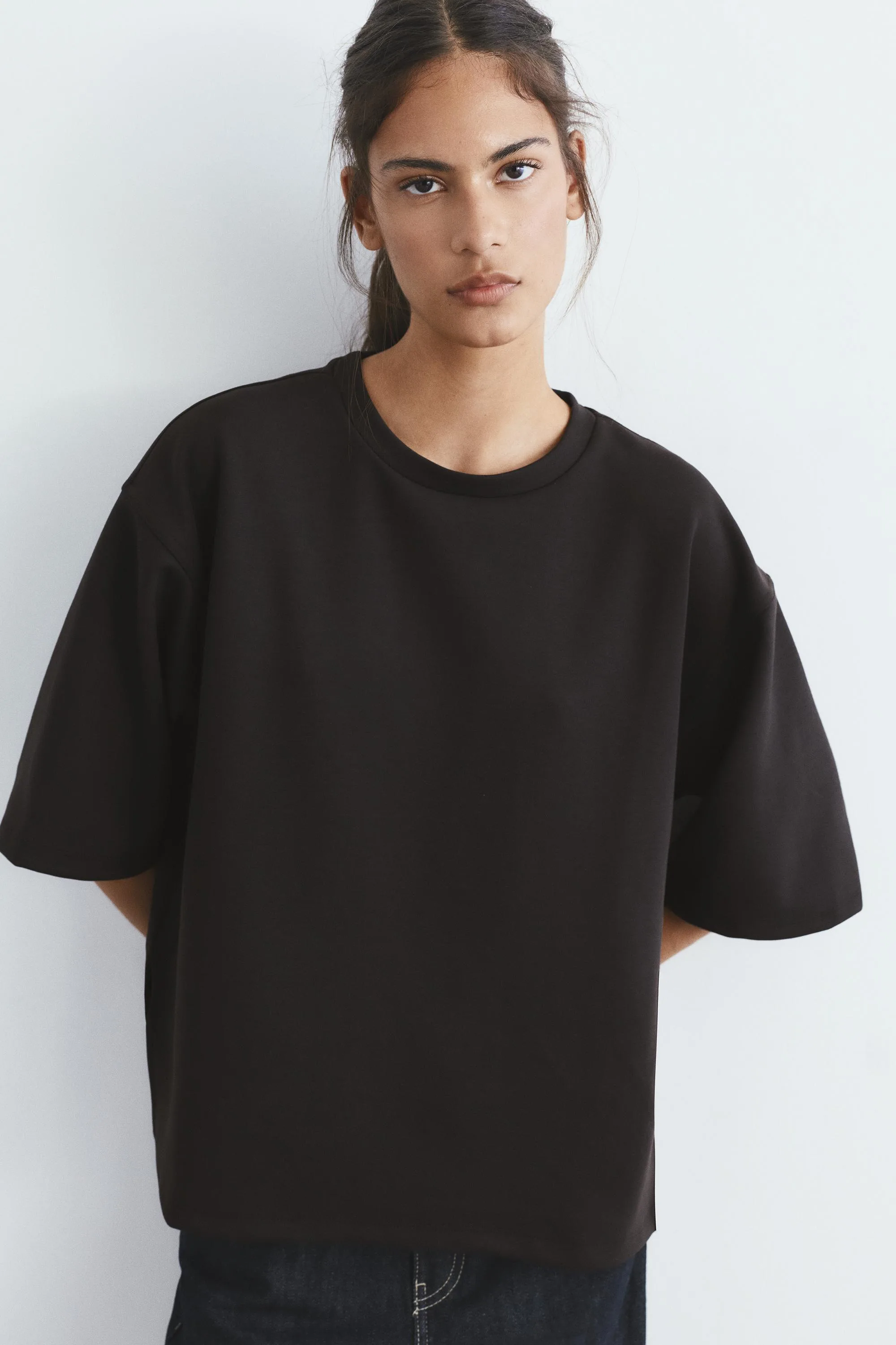 Soft-Touch Short Sleeve T-Shirt (Size: ) - Pull&bear - FashionsVida