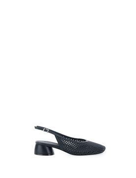 Décolleté slingback pelle NERO 40