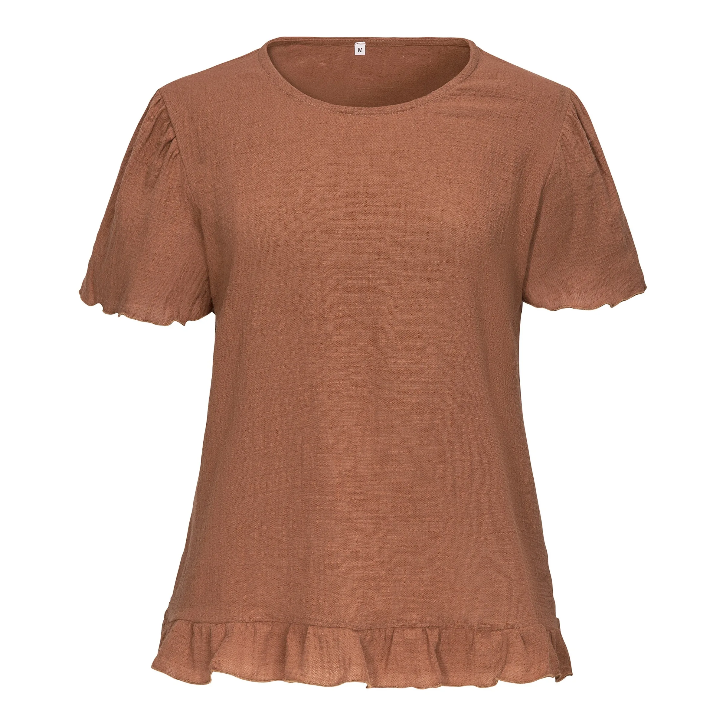 Damen Bluse "Roma“ braun L Damen - walzvital - FashionsVida