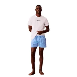 Pyjama à Manches Courtes Lv00nm2906 Classic White Top / Diamond Logo B S Homme