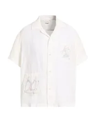 Bode Camisa Hombre Blanco L Hombre