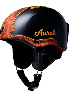Casque Legend Black/Orange 53-56 cm unisex - Aurak - FashionsVida