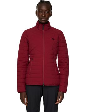 Jacke Marble Quilted, weinrot s