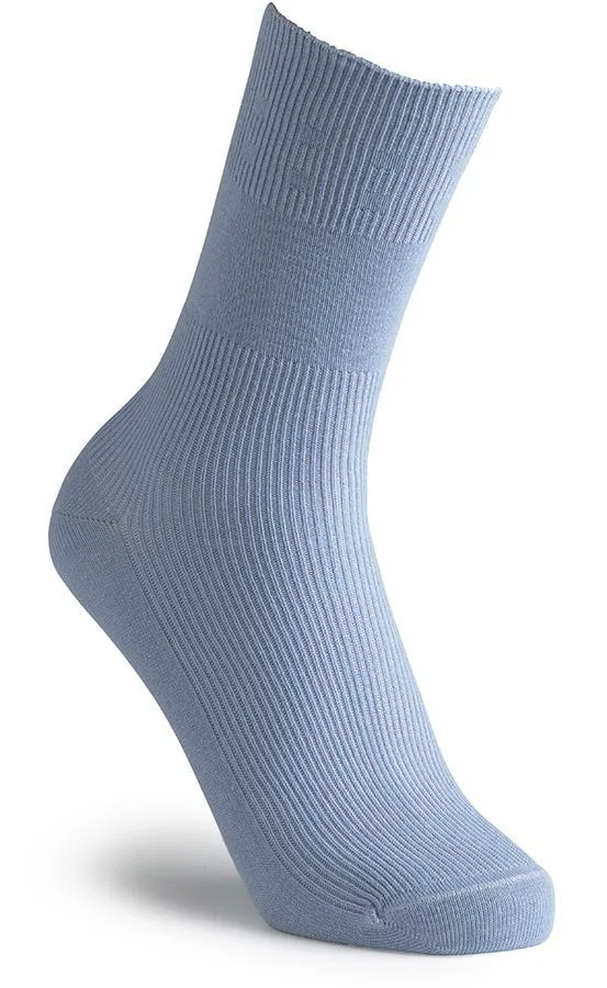 Cotton‑rich Softhold® Seam‑free Socks - Denim - Size: S - Cosyfeet - FashionsVida