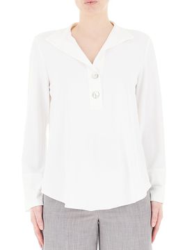 Blusa scollo V BIANCO 48