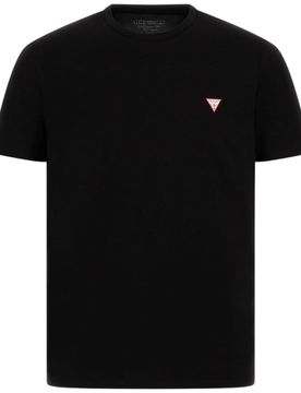 T-shirt nera logo piccolo M2YI36 I3Z14 JBLK