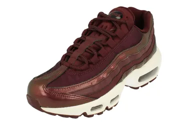 Womens Air Max 95 Se Running Trainers - Burgundy - Size Uk 3.5