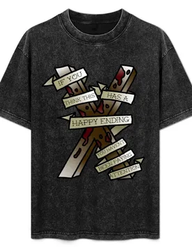 INKStyle 'Happy Ending' Ramsay Bolton Quote T-Shirt Anti-Perspiration Workout Top - Aliexpress - FashionsVida