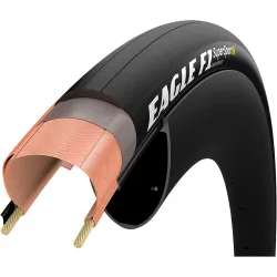 Eagle f1 supersport r 700x28 pleg cubiertas carretera Negro (UNICA)
