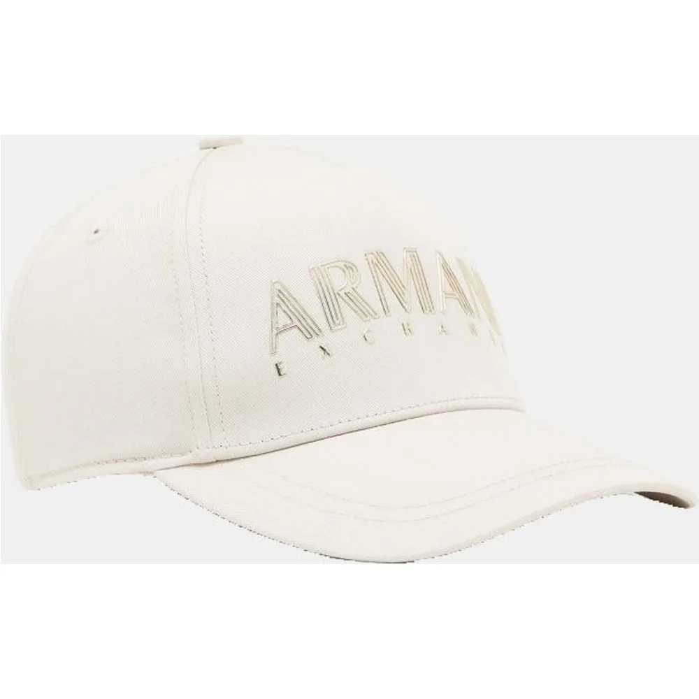 Gorra de mujer liso con logo en relieve - Armani Exchange - FashionsVida