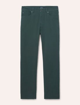 Wärmende Five Pocket, Regular Fit#normale Größen#schlanke Größen#untersetzte Größen, Farbe Grün, 50, mit Thermoeffekt elastisch & bequem Herre