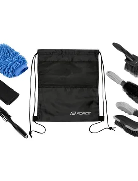 Set per la pulizia della bici PROFI 6 pezzi - FORCE - FashionsVida